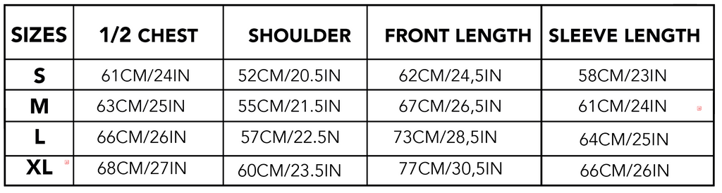 Size guide