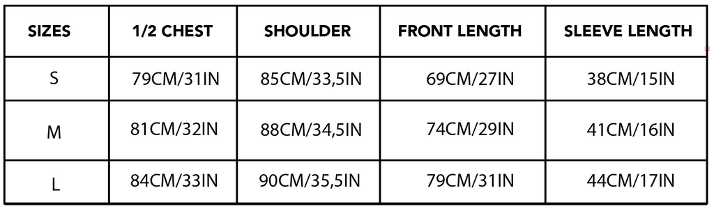 Size guide
