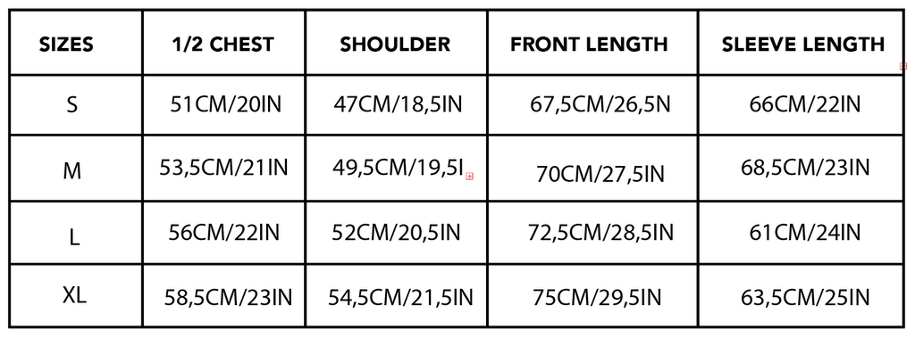 Size guide