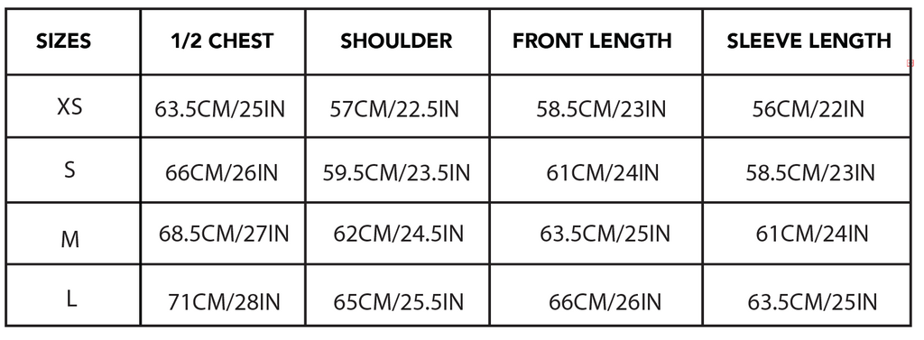 Size guide