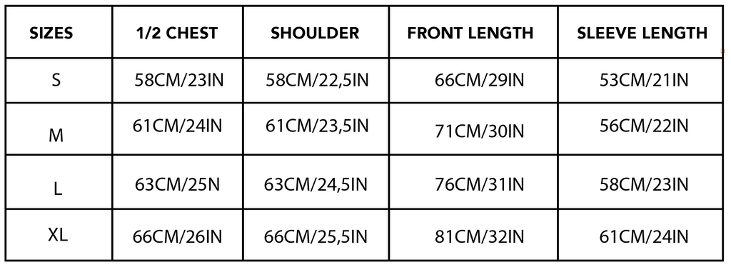 Size guide