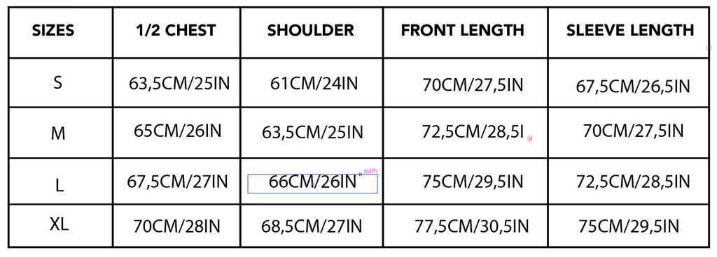 Size guide