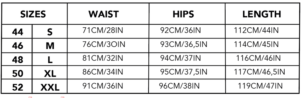 Size guide