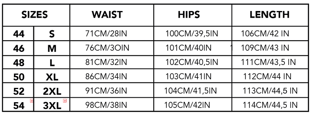 Size guide