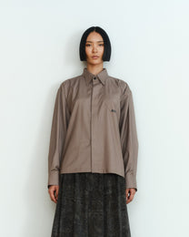 TUXEDO COLLAR SHIRT
