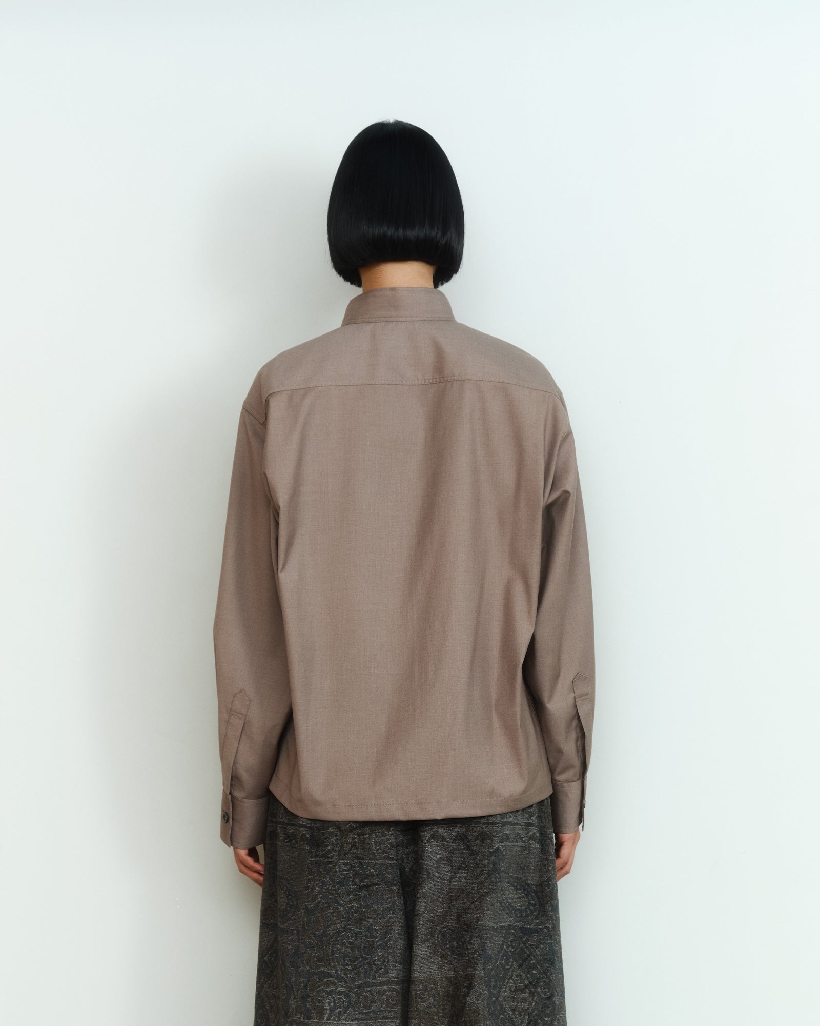 TUXEDO COLLAR SHIRT
