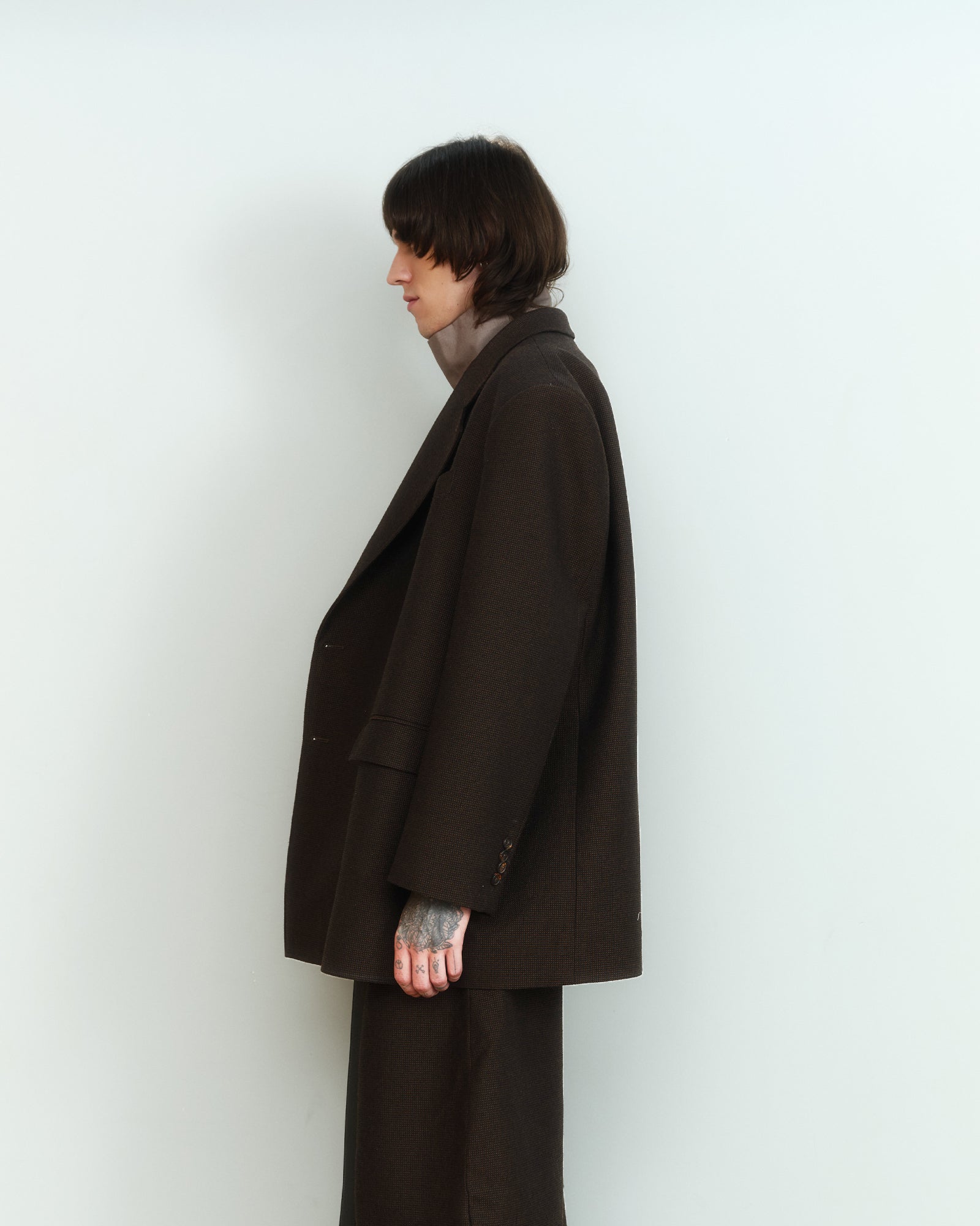 NOTCHED LAPEL OVERSIZED BLAZER