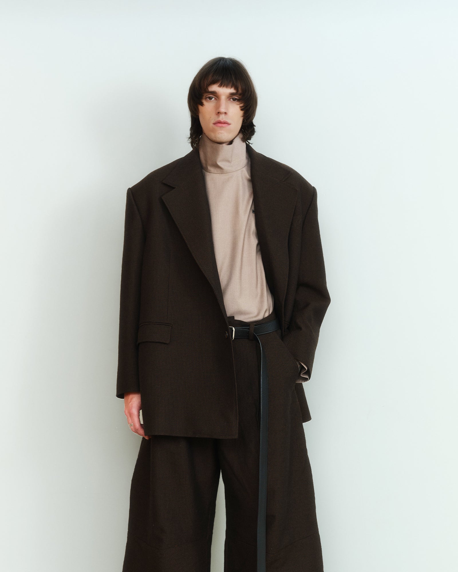 NOTCHED LAPEL OVERSIZED BLAZER
