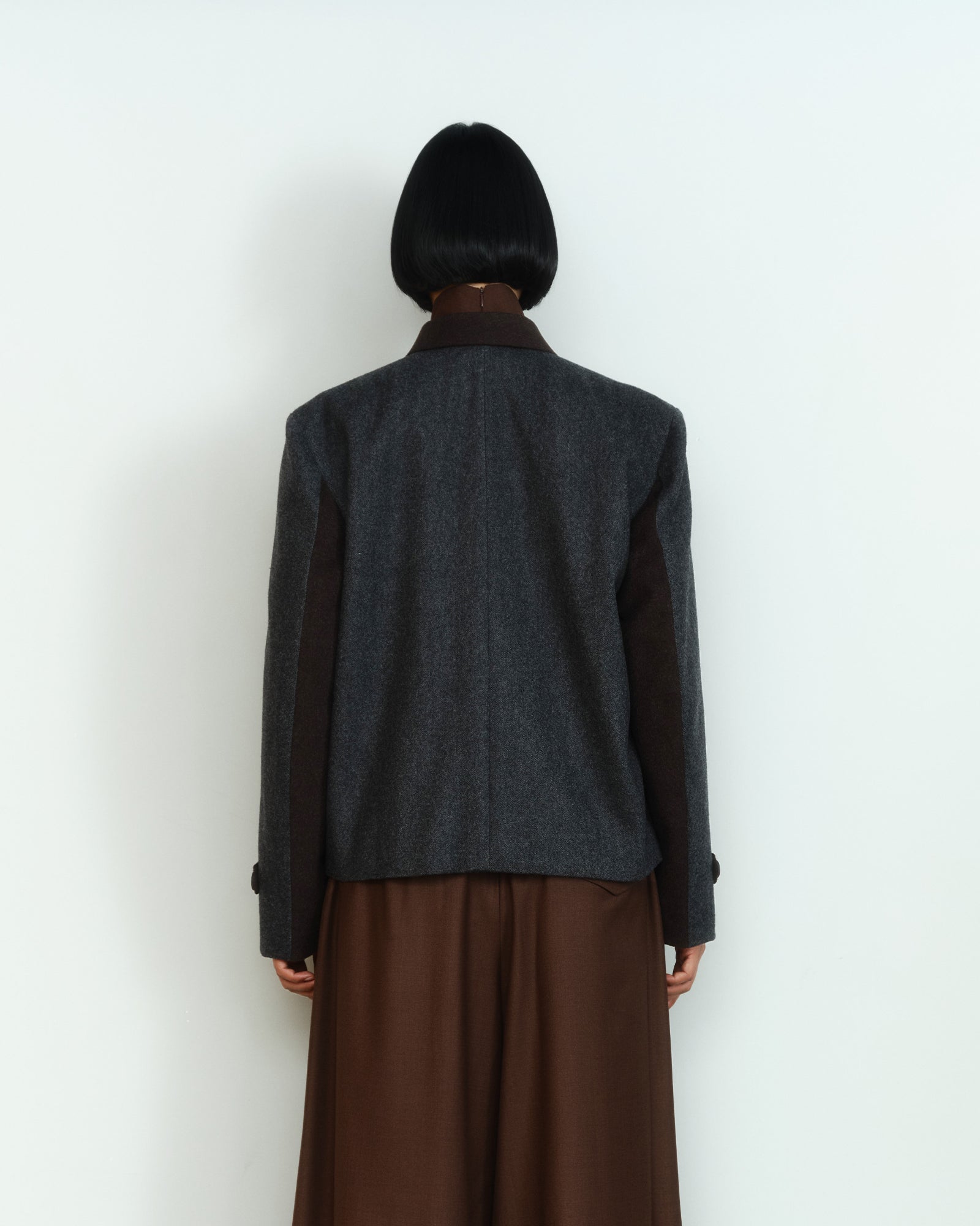 WOOL ZIP JACKET
