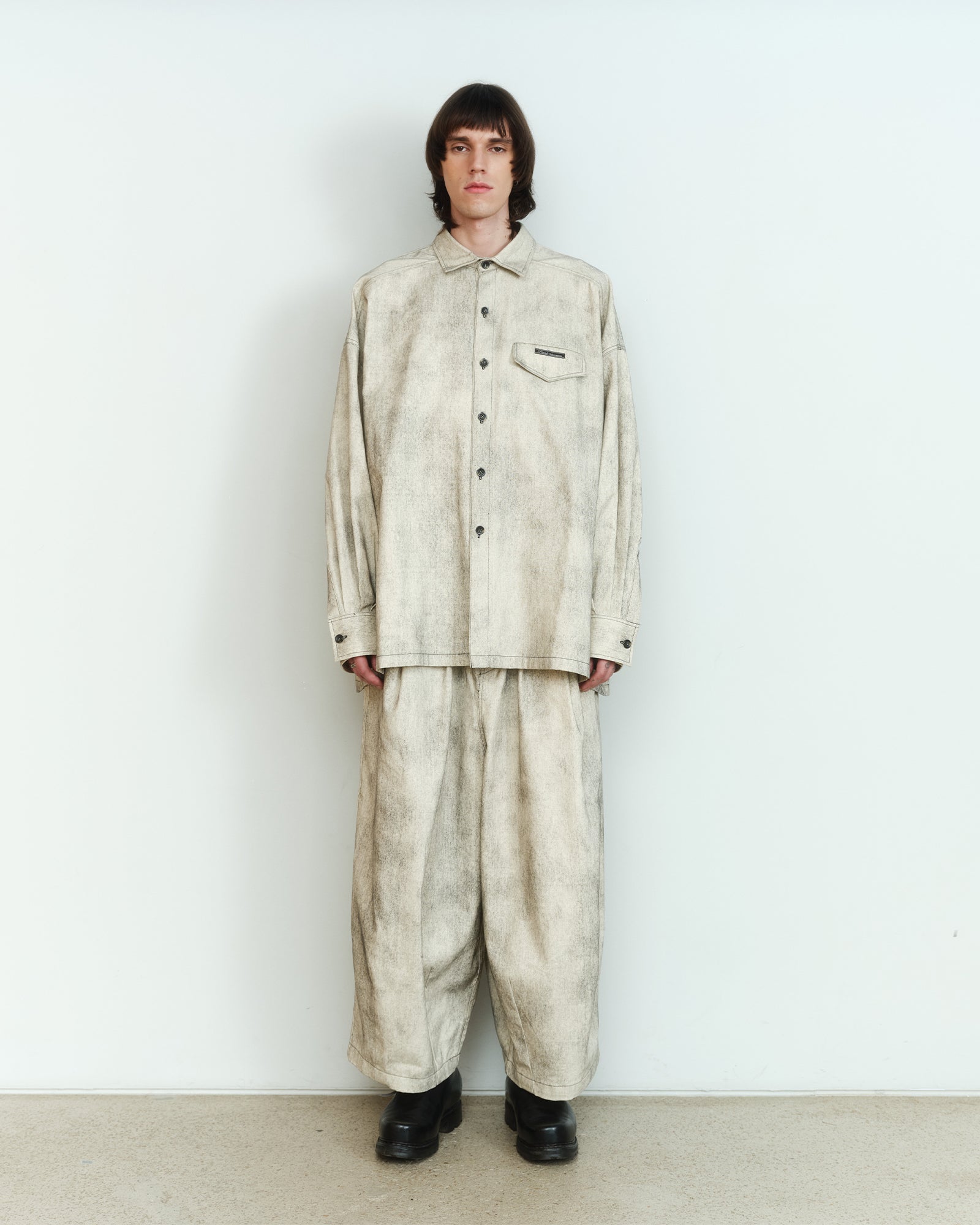 ASH PAINTED DENIM OVERSHIRT