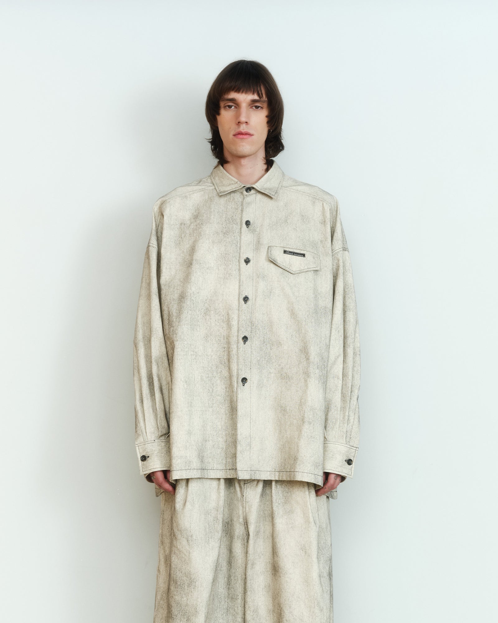 ASH PAINTED DENIM OVERSHIRT