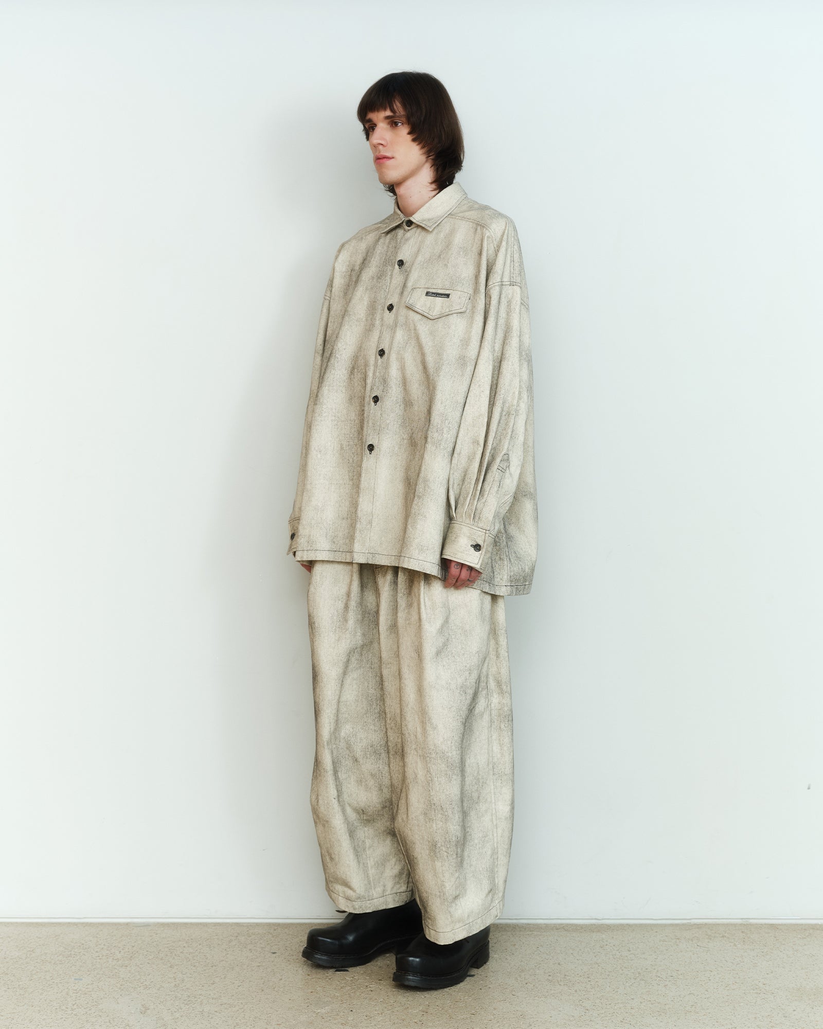 ASH PAINTED DENIM OVERSHIRT