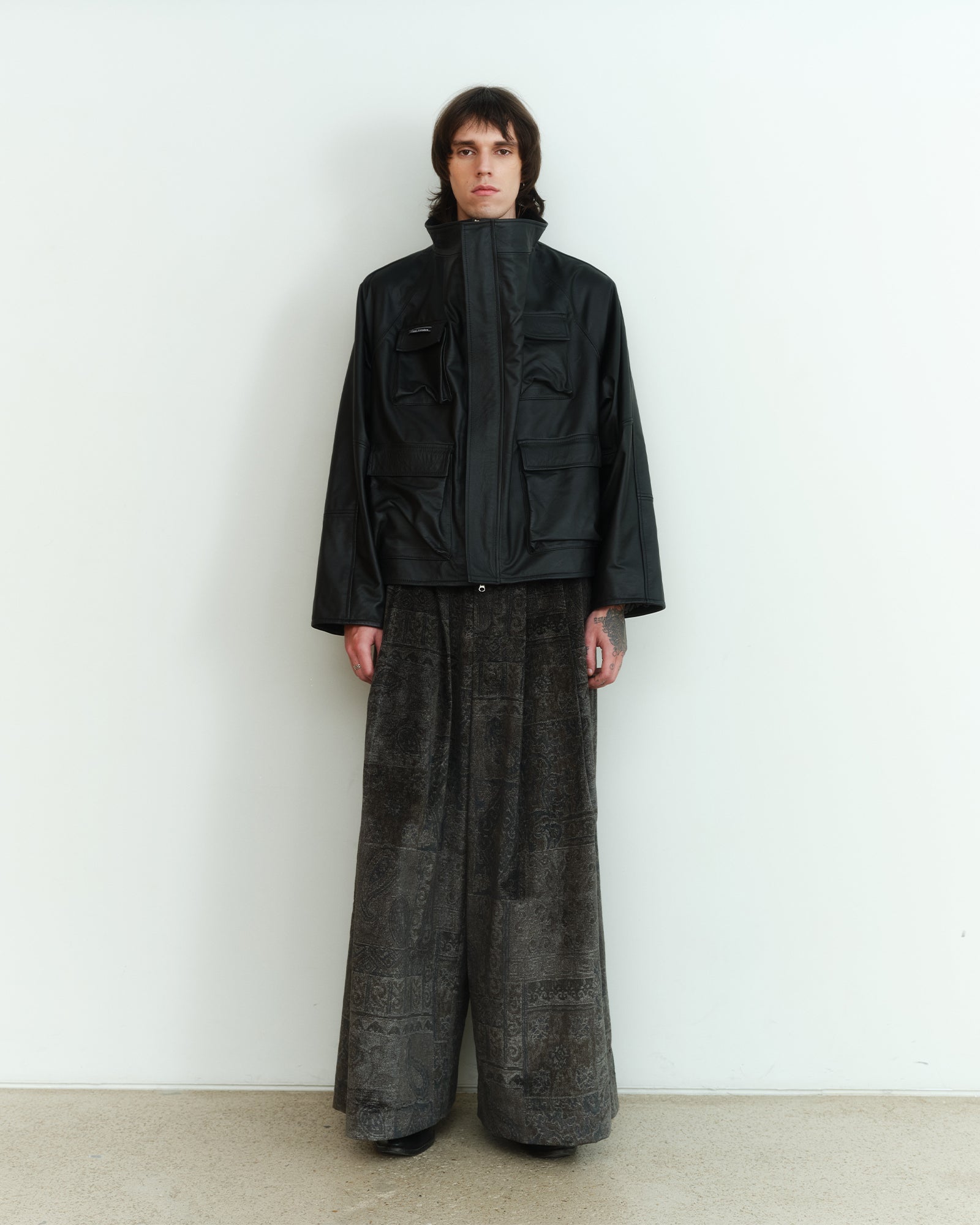 BLACK MASSIVE LEATHER JACKET