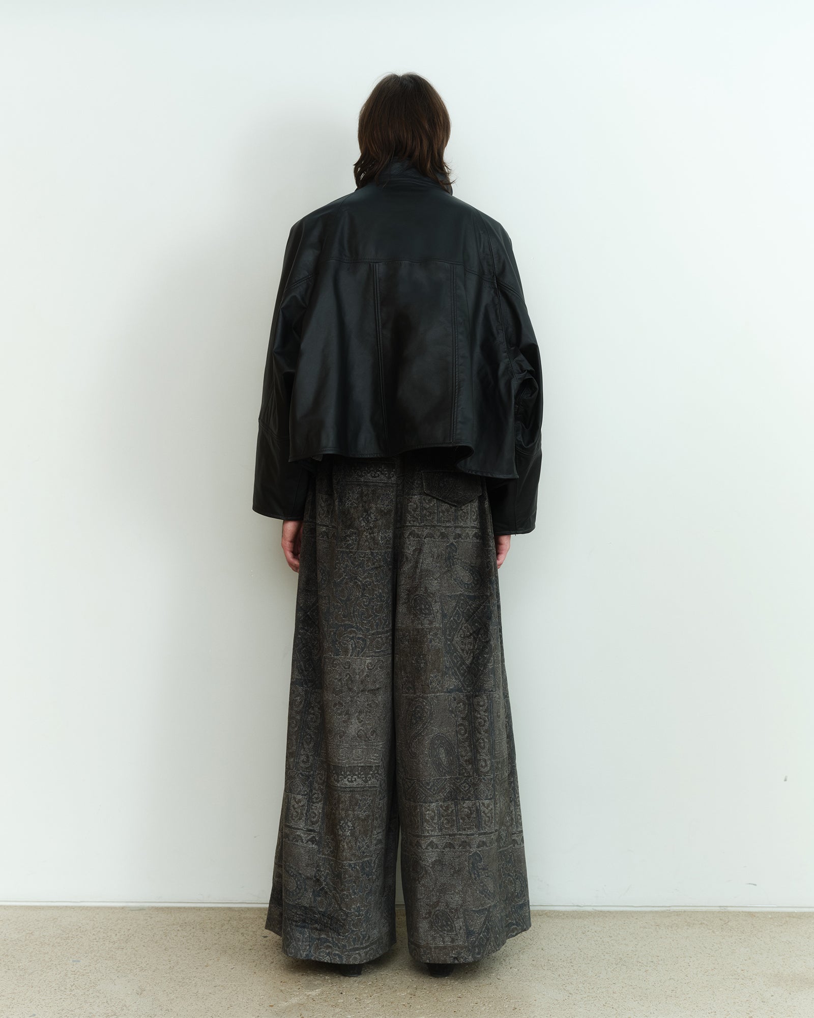 BLACK MASSIVE LEATHER JACKET