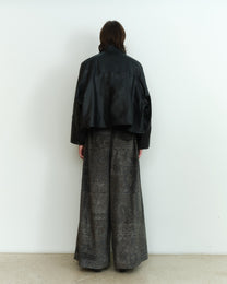 BLACK MASSIVE LEATHER JACKET