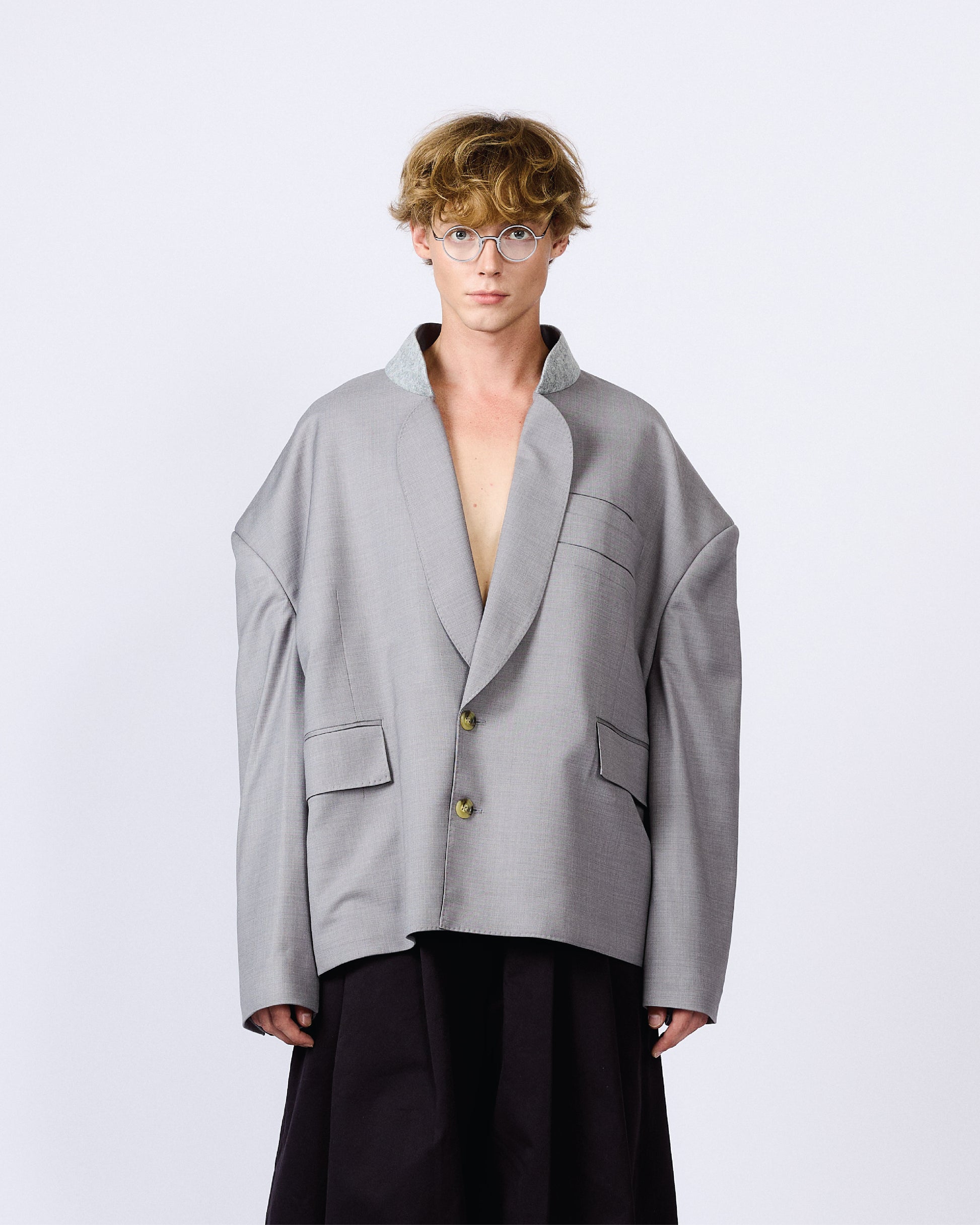 MASSIVE MAO COLLAR BLAZER