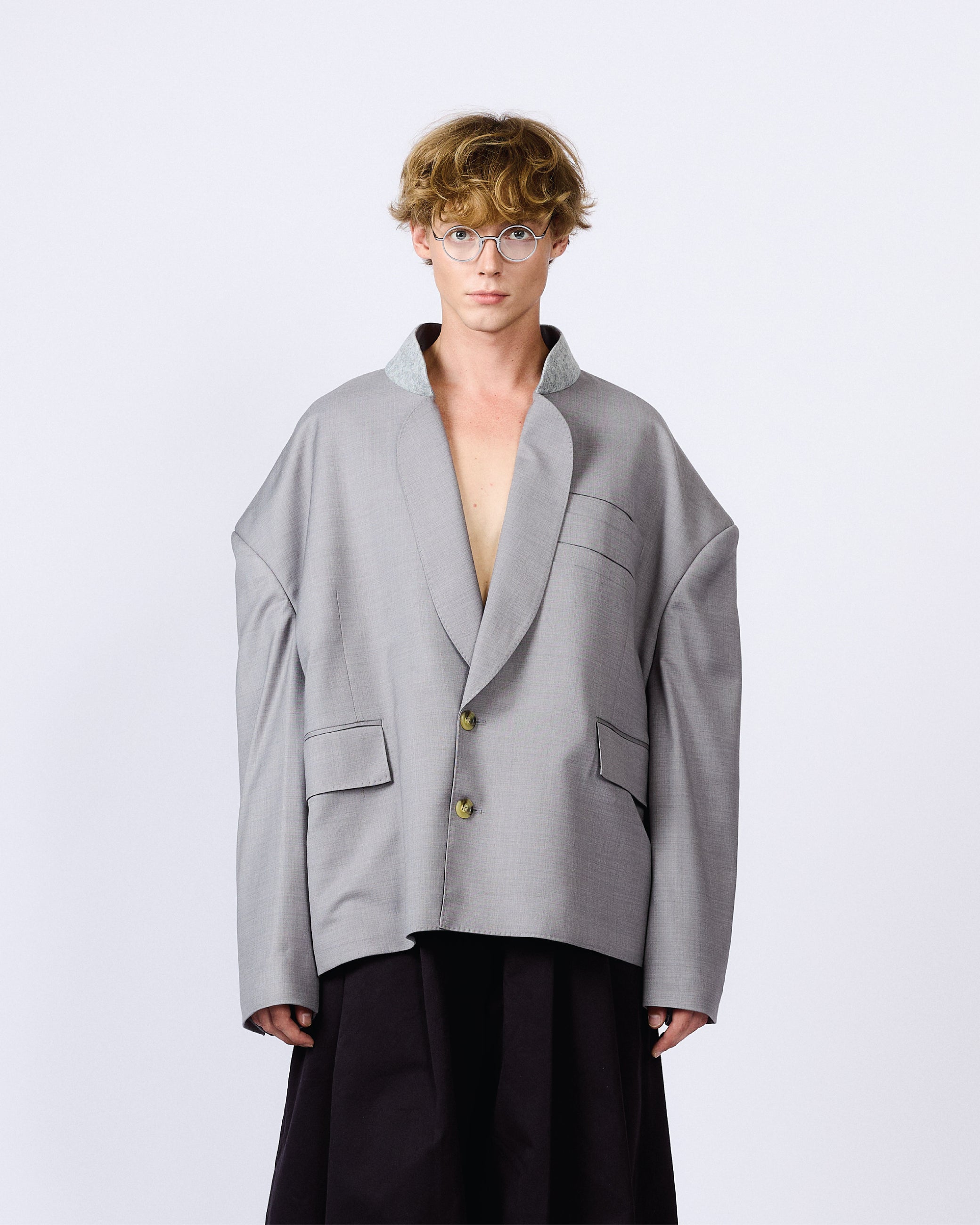 MASSIVE MAO COLLAR BLAZER