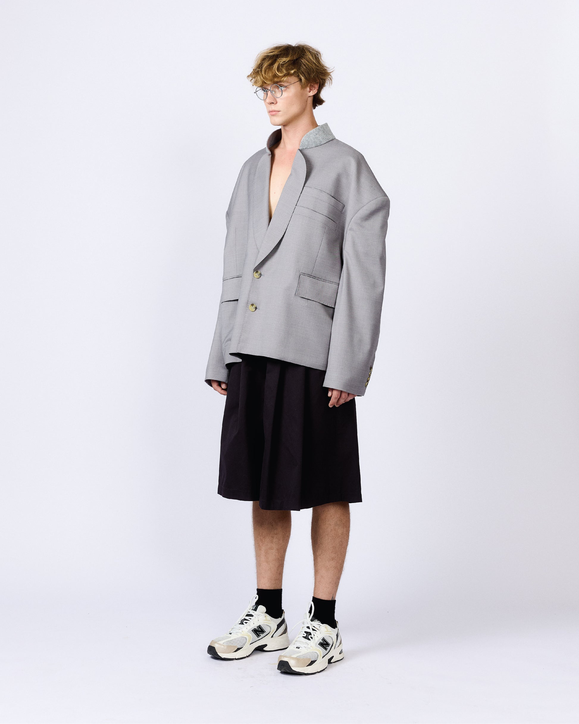 MASSIVE MAO COLLAR BLAZER