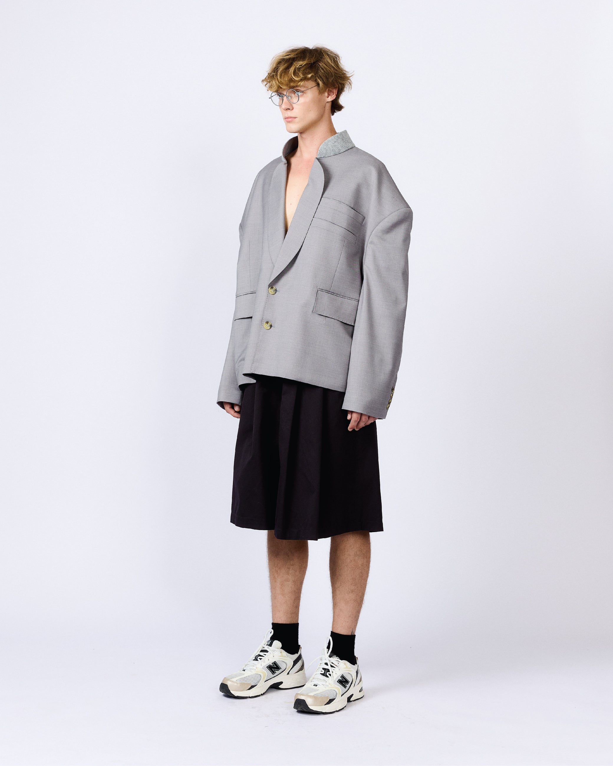 MASSIVE MAO COLLAR BLAZER