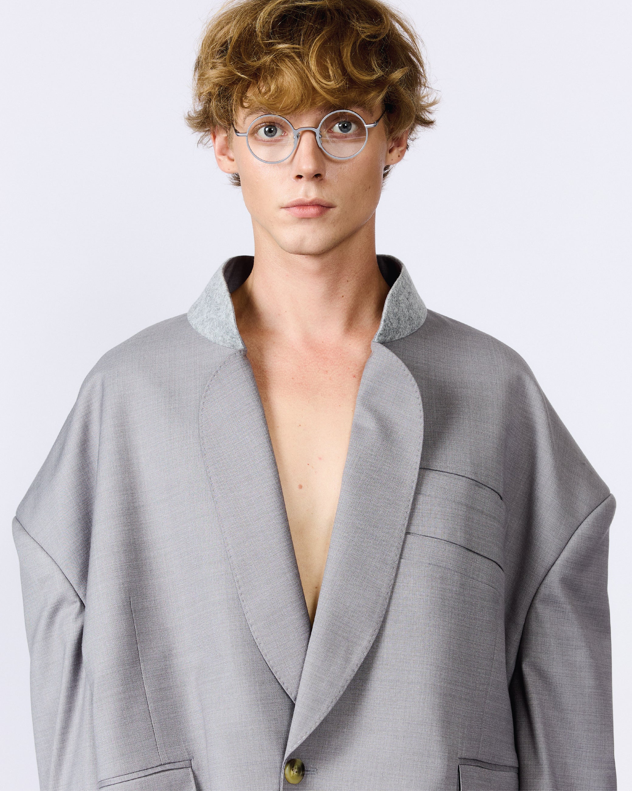 MASSIVE MAO COLLAR BLAZER