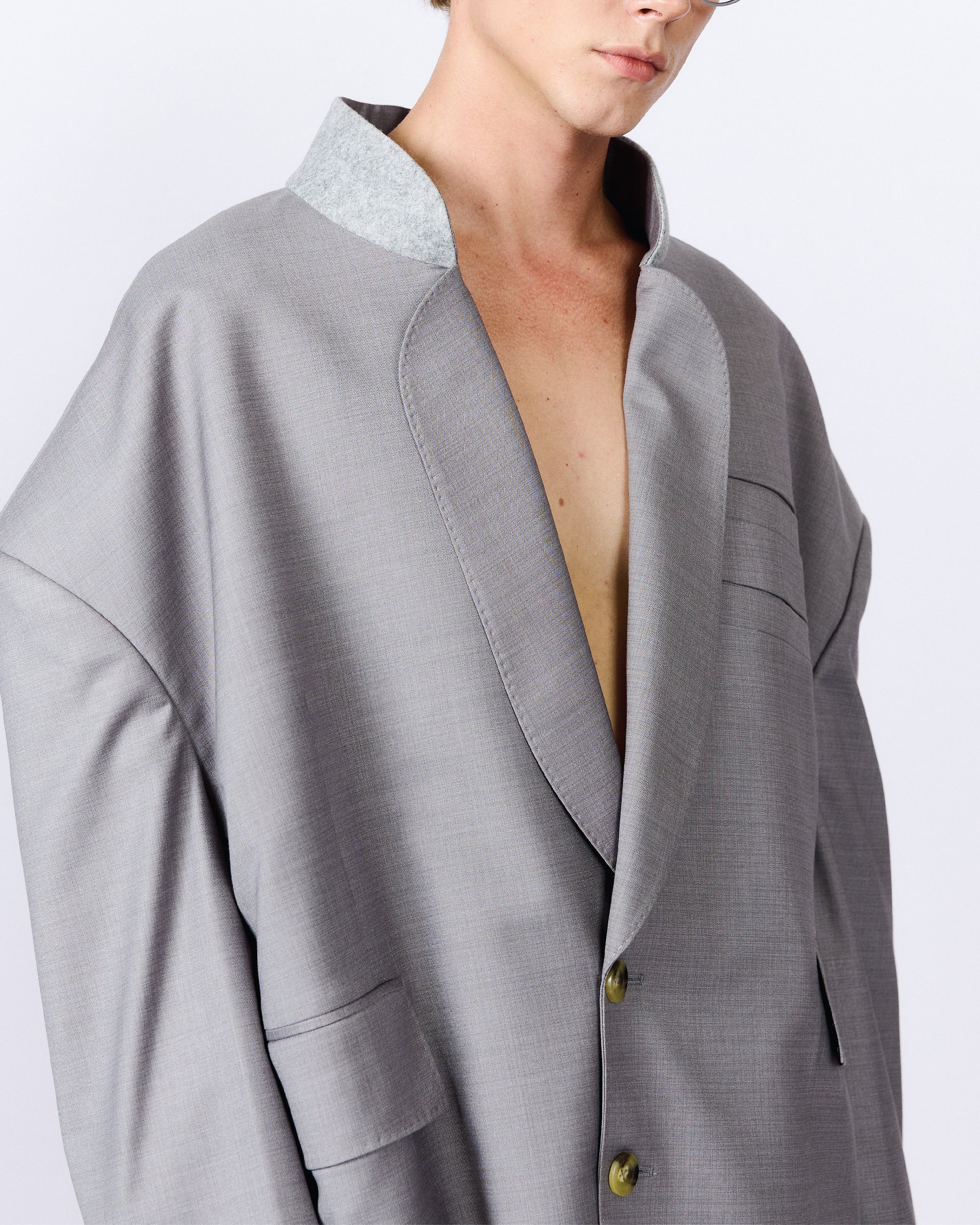 MASSIVE MAO COLLAR BLAZER