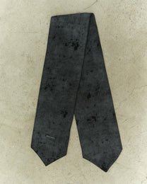 DARK SMOKE PAINTED NECKTIE SCARF